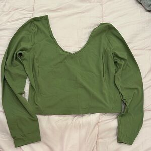 lululemon athletica Green long sleeve top
